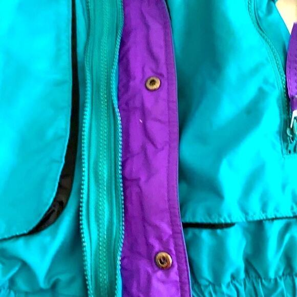Vintage Columbia Ski Jacket S Teal/Purple. - Picture 9 of 14